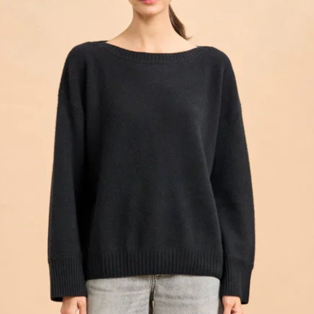 La Ligne Super Fine Sweater in Black